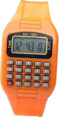 VITREND ™ KK-1081-Orrange-Calculator-Date-AM-PM Time Digital New Watch  - For Boys & Girls   Watches  (Vitrend)