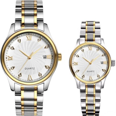 Vilam Silver and Gold Best Couple watch Watch  - For Couple   Watches  (Vilam)