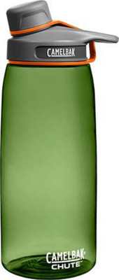

CamelBak Chute 1000 ml Sipper(Pack of 1, Green), Dark green