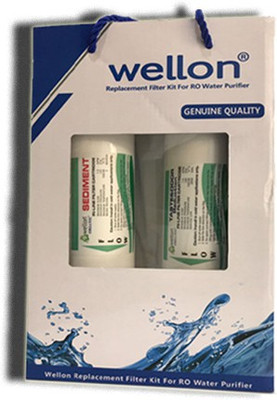 

Wellon Gold 80 GPD Membrane+ PP + Pre-Carbon + Post Carbon+ Sediment Filter RO Inline Set Filter For Types of Domestic Water Purifier Media Filter Cartridge(0.5, Pack of 5)