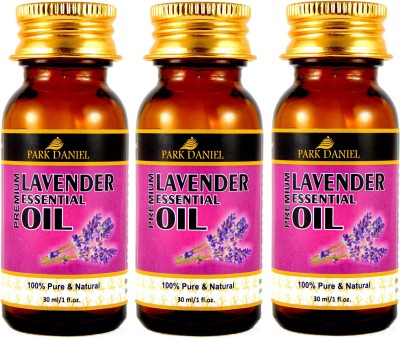 PARK DANIEL Premium Lavender Essential oil Combo pack of 3 No.30 ml Bottles(90 ml)