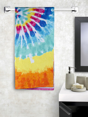 

Turkish Bath Cotton 350 GSM Bath Towel(Multicolor)