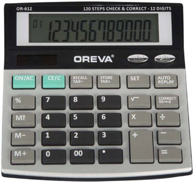 

OREVA CHECK & CORRECT Basic Calculator(12 Digit)