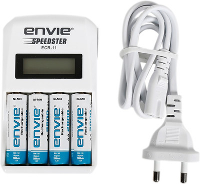 

Envie Speedster AA 2800 mAh Camera Battery Charger(White)