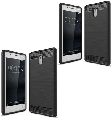 Mocell Back Cover for Nokia 3(Hybrid Black, Shock Proof, Silicon) Flipkart