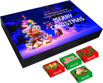 

Mystik Christmas Tree Night 12 Pc Chocolate Gift Box Brittles(Pack of 3, 144 g)