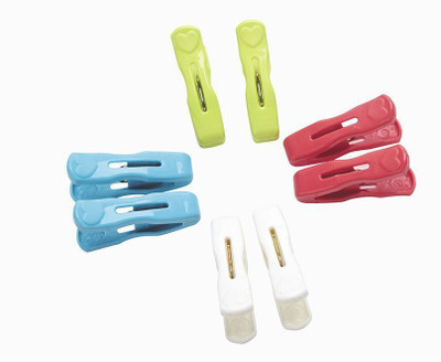 

Akrobo 32 Premium Plastic Heavy Duty Medium Multipurpose Cloth Clip(Set of 32, Multicolor)