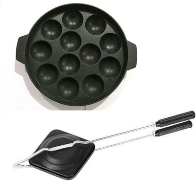Omic Omic Classic Appam Pan & Sandwich Toast Cookware Set(Aluminium, 2 - Piece) available at flipkart for Rs.650