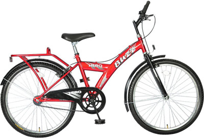 

Hero Buzz 24T Single Speed Mountain Bike 24 T Mountain Cycle(Single Speed, Red)