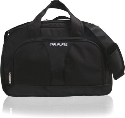 

Travalate Duffle Bag Black 45 liters | Travel Bag | Hand Bag Travel Duffel Bag(Black)