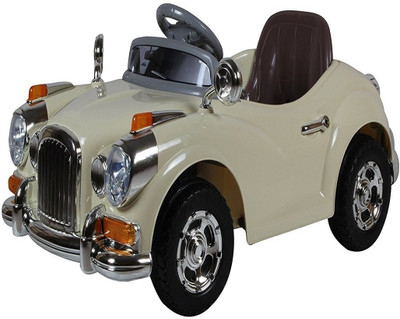 

MYWHOLESALE Car Battery Operated Ride On(Cream)