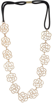 

FAYON Weekend Party Charming Golden Flower String Hair Chain(Gold)