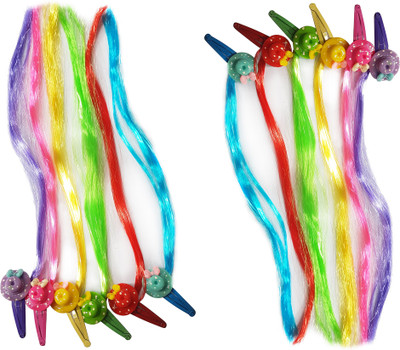 

Kabello Multi-Color Highlighter Clips For kids And Girls Hair Extension