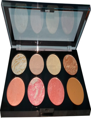 Sivanna Colors Pro HD Blusher & Highlighter & Contour Palette