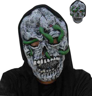 

Futaba Horror Zombie Reptile Creeping Dead Skull Decorative Mask(Multicolor, Pack of 1