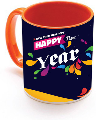 

SKY TRENDS New Year & Christmas Gift For Boyfriend Girlfriend Husband Wife Design COD033 Ceramic Mug(325 ml), Multicolor