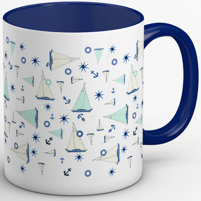 

OyeHoe The Game of Pirate Coffee Ceramic Mug(300 ml), Multicolor