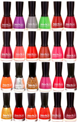 

Fashion Bar Nail Polish Combo at Wholesale Price Set 15 Multicolor(Pack of 24)