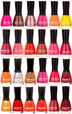

Fashion Bar Nail Polish Combo at Wholesale Price Set 13 Multicolor(Pack of 24)