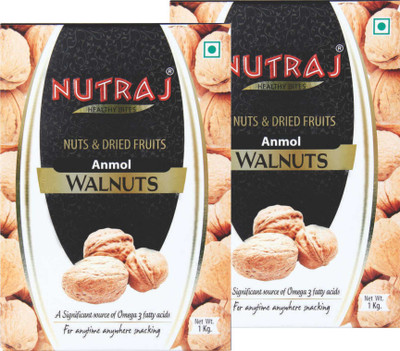 

Nutraj Signature - Anmol Walnuts Inshell - 1000G (Pack Of 2) Walnuts(2000 g, Box)