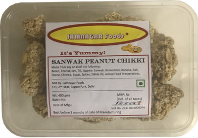 

Jamnagar Foods SANWAK PEANUT CHIKKI GAJAK 400 GM(400 g)