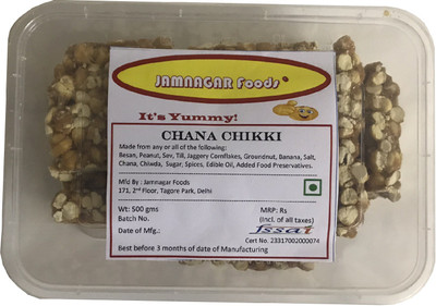 

Jamnagar Foods CHANA CHIKKI GAJAK 500 GM(500 g)