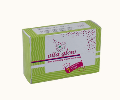 

Vita Glow whitening soap for skin fairness(135 g)