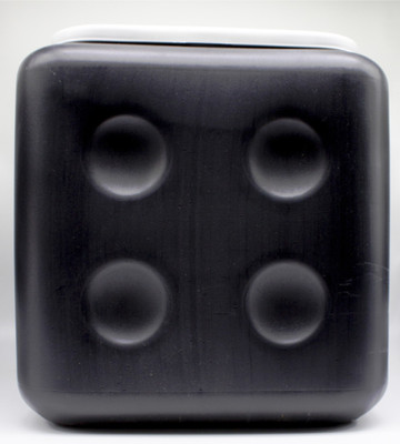

Action Ware Dice stool BY SARANGWARE Living & Bedroom Stool(Black)