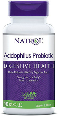 

Natrol Natrol Acidophilus, 100mg, 100 Capsules(100 No)