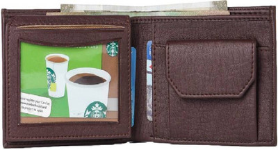 

Accezory Boys Brown Artificial Leather Wallet(3 Card Slots)
