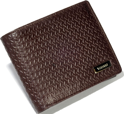 

VOGARD Men Brown Genuine Leather Wallet(9 Card Slots)