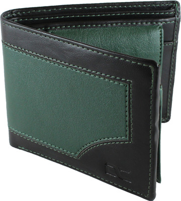 

Venture Craft Men Green, Black Artificial Leather Wallet(5 Card Slots), Black;green