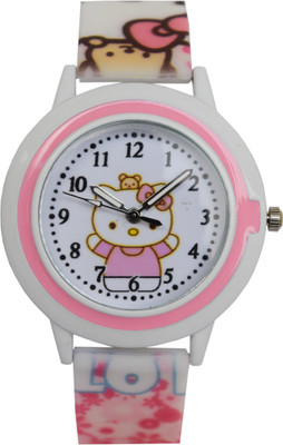 

Creator ™ Hello Kitty- 001 New Round Dial Birthday Gifts (sent as per available colour ) New Watch - For Boys & Girls