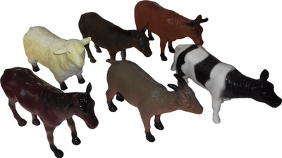 

kidoz kingdom FIRM ANIMALS FIGURES 6 PCS SET(Multicolor)