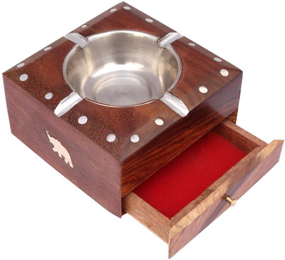 

Craftgasmic Brown Wood Ashtray