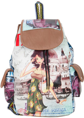 view bags STYLIST2 10 L Backpack(Multicolor) available at flipkart for Rs.299