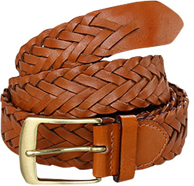 

Style 98 Men Formal, Casual, Party Tan Genuine Leather Belt