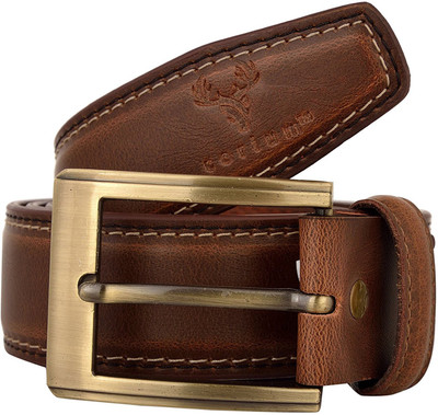 

Corium Men Formal Tan Synthetic Belt