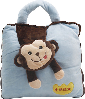 

Smilemakers Cartoon  AC Blanket(Polyester, Light Blue