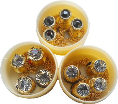 

Tlo jeans Button 0380DIAMOND Stone, Metal Buttons(Pack of 12)