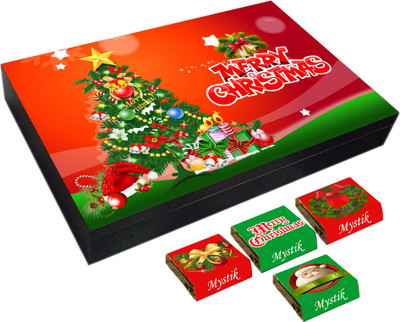

Mystik Christmas Tree 12 Pc Chocolate Gift Box Brittles(Pack of 2, 144 g)