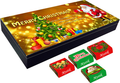 

Mystik Christmas Tree 10 Pc Chocolate Gift Box Brittles(Pack of 4, 120 g)