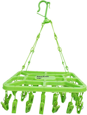 Winberg Plastic Wall Cloth Dryer Stand(Multicolor) available at flipkart for Rs.325