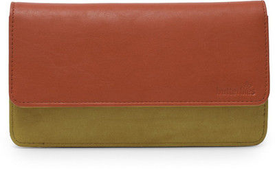 

Butterflies Casual Red, Yellow Clutch