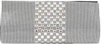 

Bagaholics Casual Silver Clutch