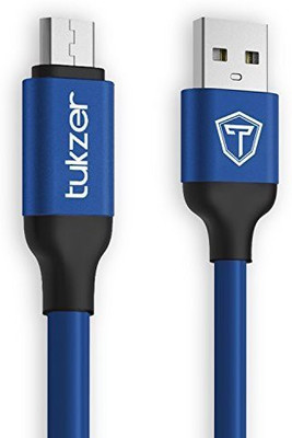 

Tukzer HYBRID (4 Feet/ 1.2 Meter) - High Speed, Quick Charge 2.4 Amp & Data Sync USB Cable(Blue)
