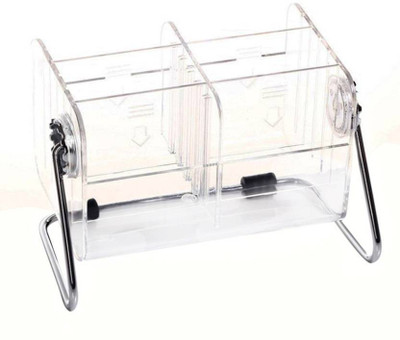 

Swarish 4 Compartments Acrelic Plastic remote holder(Clear)