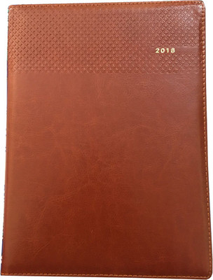 

GOONJ CREATIONS A4 Planner/Organizer(LEATHERB2018, Brown)