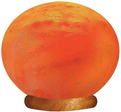 

Indeasia Srijan Indeasia Srijan Himalayan Rock Salt Lamp In Globe Shape For Healing & Positive Energy Flow At home or at work to reduce fatigue Stoneware Table Diya(Height: 6 inch)