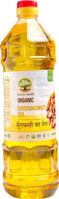

Go Earth Organic Cold Pressed Peanut/ Groundnut Oil Plastic Bottle(1 L)
